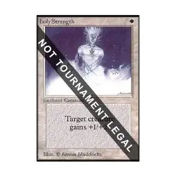 WOTC MtG Collector's Ed Holy Strength (CE) (C) NM - Image 1