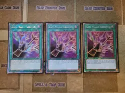 YUGIOH 3X ANTI-MAGIC ARROWS RA03-EN264 PLATINUM RARE 1ST ED NM - Image 1