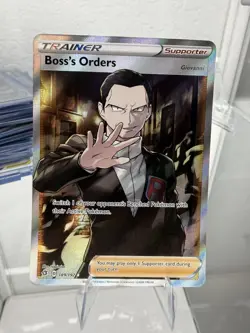Boss's Orders (Full Art) 189/192 Swsh02: Rebel Clash Holo Pokemon TCG NM - Image 1