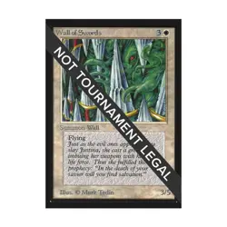 WOTC MtG International Ed. Wall of Swords (U) NM - Image 1