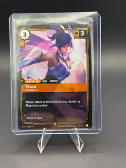 Fiora - Peerless (Alternate Art) Riftbound Spiritforged 110a/221 Foil Near Mint - Image 1