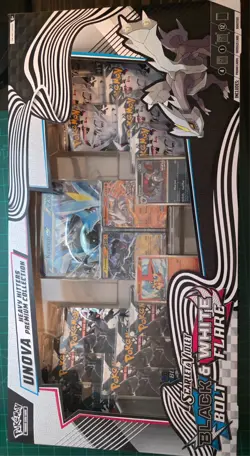 NEW Pokemon TCG Unova Heavy Hitters Premium Collection Black Bolt & White Flare - Image 1
