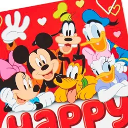 Disney Valentines Day Cards for Kids School,10 Valentines Day Cards with Envelop - Image 5