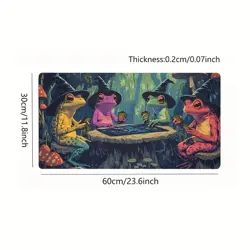 Playmat Wizard Frog Playing Magic The Gathering TCG MTG Pokemon Yu Gi Oh Lorcana - Image 3