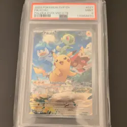 Pokemon Psa 9 Pikachu Paldea Evolved Etb Promo - Image 1