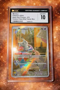 Pokemon TCG Mimikyu Scarlet & Violet Promo Card 075/Promo - Image 1