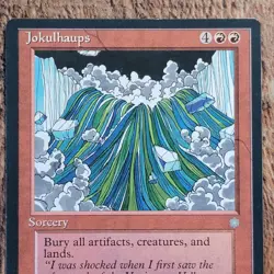 NM Jokulhaups #195 Ice Age 1995 Sorcery Magic the Gathering MTG Trading Card - Image 1