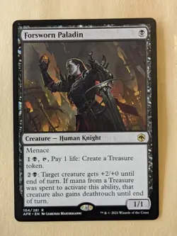 FORSWORN PALADIN-MTG-ADVENTURES IN THE FORGOTTEN REALMS-104/281 - Image 1