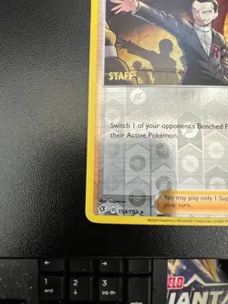 Pokemon Boss's Orders 154/192 Regional Championships STAFF Promo Rev Holo NM!! - Image 5