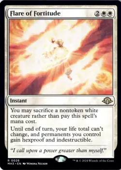 Flare of Fortitude Modern Horizons 3 26 NM MTG - Image 1
