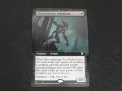 Shadowgrange Archfiend - Extended Borderless Innistrad Crimson Vow Commander NM - Image 1