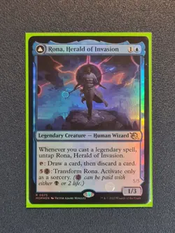 MTG Rona, Herald of Invasion - Foil - March of the Machine - MOM - Near Mint+ - Image 1