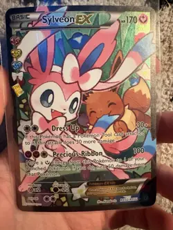 Pokemon Sylveon EX Full Art Holo Ultra Rare RC32/RC32 Generations Basic 170 HP - Image 1