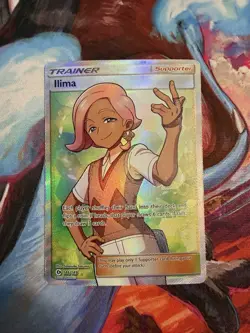 Pokemon TCG Llima 146/149 NM Sun & Moon Trainer Full Art Ultra Rare - Image 1