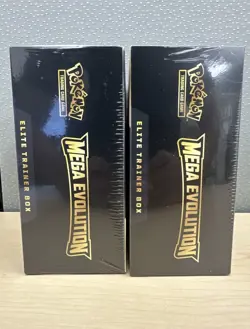Pokemon TCG Mega Evolution Elite Trainer Box ETB Bundle Both Factory Sealed - Image 4