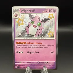 Pokemon TCG - Wigglytuff 147/091 Paldean Fates - Shiny Rare Holo - NM - Image 1