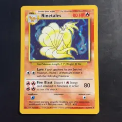 Pokemon Vintage Holo Ninetales Base Set WotC 1999 - Image 1
