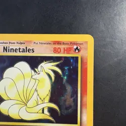 Pokemon Vintage Holo Ninetales Base Set WotC 1999 - Image 3