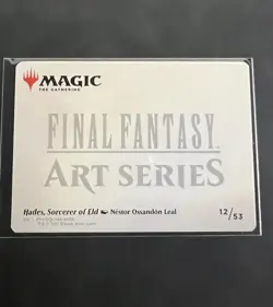 Hades, Sorcerer of Eld (Art Series) #12/53 Final Fantasy MTG Near Mint - Image 2