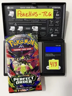 (HEAVY)🔥 22.56g Pokemon TCG Perfect Order Booster Pack Factory Sealed✅ - Image 1