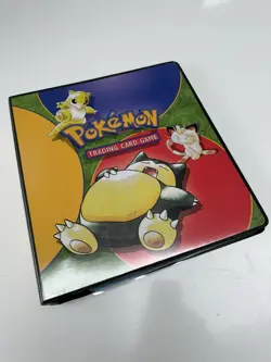 Near Mint WOTC 1999 TGC Pokemon Snorlax Binder +Checklist Base Set Jungle Fossil - Image 2