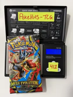 (SOLID)🔥 22.38g Pokemon TCG Mega Evolution Booster Pack Factory Sealed✅ - Image 1