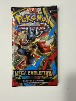 (SOLID)🔥 22.38g Pokemon TCG Mega Evolution Booster Pack Factory Sealed✅ - Image 2
