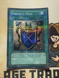 Dark Magician Knight ROD-EN001 & Knight’s Title ROD- EN002 - Promo - Yugioh NM - Image 4