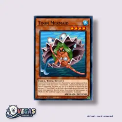 Yu-Gi-Oh! 1st Edition Toon Mermaid Common LDS1-EN054 NM - Image 1