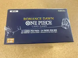 Sealed Romance Dawn Booster Box (Blue Bottom) OP-01 One Piece Kid Icarus - Image 5