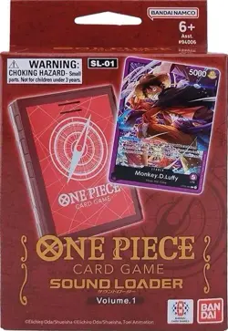 One Piece TCG Sound Loader Vol 1 Luffy SL-01 - English SEALED - Image 1