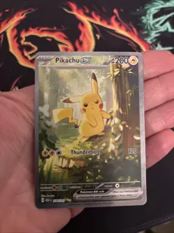 Pikachu Ex 276/217 Ascended Heroes Full Art Pokemon Card English - Image 3