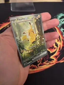 Pikachu Ex 276/217 Ascended Heroes Full Art Pokemon Card English - Image 4