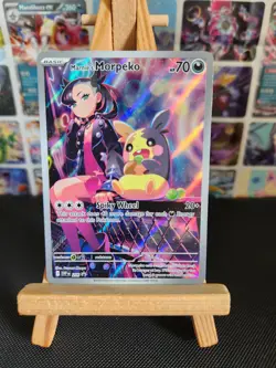Pokemon Cards - Marnie's Morpeko SVP 206 Black Star Promo Card English NM/M - Image 1