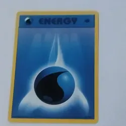 Pokemon Card Water Energy 130/130 Base Set 2 mint - Image 1