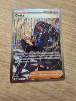 Pokemon TCG Geeta Obsidian Flames Holo Card 226/197 Special Illustration - Image 1