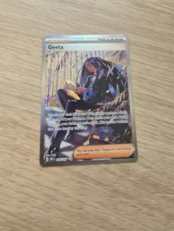Pokemon TCG Geeta Obsidian Flames Holo Card 226/197 Special Illustration - Image 2