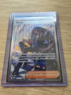 Pokemon TCG Geeta Obsidian Flames Holo Card 226/197 Special Illustration - Image 5