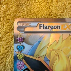 Pokemon TCG Flareon EX Generations Ultra Rare Full Art Holo Card RC28/RC32 - Image 3