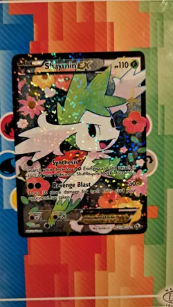 Pokemon TCG Shaymin-EX Full Art Ultra Rare Card RC21/RC25 Legendary Treasures LP - Image 1