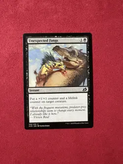 Unexpected Fangs - Ikoria: Lair of Behemoths IKO Magic The Gathering MTG #102 - Image 1