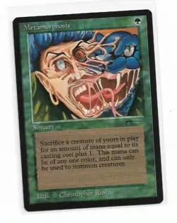 MTG ~ 1x Metamorphosis ~ Arabian Nights LP - Image 1