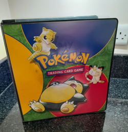 Vintage Pokemon 3 Ringed Binder Snorlax 1999 With Insert Wizards Of The Coast - Image 1