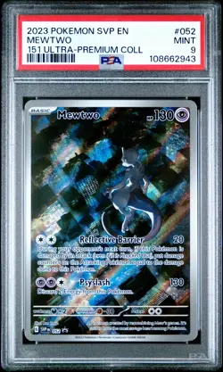 PSA 9 Mewtwo 052/165 - 🌊 151 Ultra-premium Collection Pokemon TCG 🖤 - MINT - Image 1