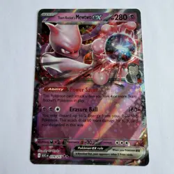 Pokemon TCG ME: Ascended Heroes Team Rocket's Mewtwo EX 079/217 Pack Fresh / NM - Image 1