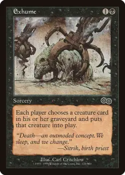 MTG LP English Exhume - Urza's Saga - Image 1