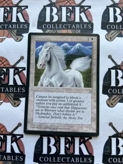 HIpparion - Ice Age - MTG Magic - Uncommon - White Creature - Image 1
