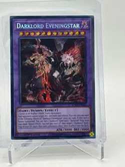 Darklord Eveningstar BPRO-EN036 Secret Rare Yugioh 1st Edition Burst Protocol - Image 1