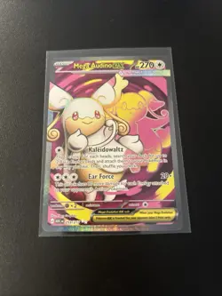 Mega Audino ex 253/217 Me: Ascended Heroes Holo NM Pink Pokemon Card - Image 1