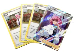Klara SWSH302 Full Art - Pokemon 4 Card Set - Black Star Promo - Cosmic Holo - Image 1